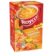 Doos van 20 zakjes Royco Minute Soup pompoen en korstjes